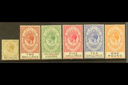 1925-32  Definitive Set Complete To £1, SG 102/107, Very Fine Mint. (6 Stamps) For More Images, Please Visit Http://www. - Gibilterra