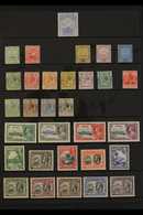 1898-1971 ALL DIFFERENT MINT COLLECTION  Presented On A Series Of Stock Pages & Includes KGV Ranges With Defins To 1s, 1 - Granada (...-1974)