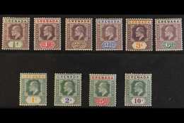 1902  Ed VII, Wmk Crown CA, Complete Set, SG 57/66, Very Fine Mint. (10 Stamps) For More Images, Please Visit Http://www - Grenada (...-1974)