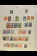 1882-1935 OLD COLLECTION  On Pages, Mint & Used Stamps, Inc Various Surcharges & Handstamps Etc. (approx 195 Stamps) For - Haïti