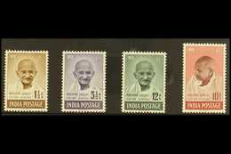 1948  First Anniversary Of Independence "Gandhi" Set, SG 305/08, Very Fine, Lightly Hinged Mint (4 Stamps) For More Imag - Other & Unclassified