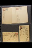 JIND  POSTAL STATIONERY Queen Victoria To King George VI Collection Of Used And Unused Postal Stationery Cards, Envelope - Autres & Non Classés