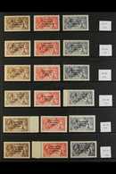 1922 - 1934 SEAHORSES COMPLETE.  A Complete Collection Of The Six Different Overprinted Seahorse Sets SG 17/21, 44/46, 6 - Otros & Sin Clasificación