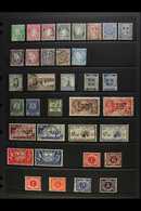 1922-1960 USED COLLECTION  Presented On Stock Pages. Includes 1922 Definitive Set Plus 2d Inverted Watermark, 1935 2s6d  - Other & Unclassified