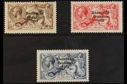 1925-28  Narrow Date Opt'd Seahorses Set Complete, SG 83/5, Never Hinged Mint. Superb (3 Stamps) For More Images, Please - Other & Unclassified