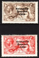 1927-28  2s 6d And 5s Seahorses SG 86/87, Fine Mint. (2) For More Images, Please Visit Http://www.sandafayre.com/itemdet - Sonstige & Ohne Zuordnung