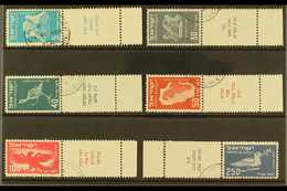 1950  Air Complete Set With Tabs (Bale 32/37, SG 32/37), Fine Cds Used, Fresh. (6 Stamps) For More Images, Please Visit  - Andere & Zonder Classificatie