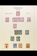1900's-1940's USED RANGES  With Light Duplication On Various Pages, Inc 1905-11 ½d "SER.ET" Variety, 1912-20 To 2s & 5s, - Giamaica (...-1961)