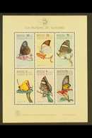 1985  Butterflies Miniature Sheet, SG MS616, Never Hinged Mint, Some Light Creasing. For More Images, Please Visit Http: - Andere & Zonder Classificatie