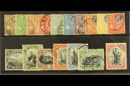 1930  St Paul Set Inscribed "Postage/Revenue", SG 193/209 Complete, Fine To Very Fine Used. (17 Stamps) For More Images, - Malte (...-1964)