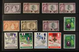 1953-70s  MINT & NHM Glassine Sorter With Many Complete Sets & "Better" Values Inc 1953-62 $4.80 Type II X3 Mint. Useful - Montserrat