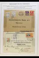 1924-1949 COVERS BEARING NETHERLANDS POSTAGE DUE STAMPS  Incoming Covers Comprising 1924 From England, 1931 From India,  - Otros & Sin Clasificación