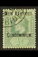 ENGLISH  1908 ½d Green Wmk Crown CA, SG 4, Very Fine Used. For More Images, Please Visit Http://www.sandafayre.com/itemd - Otros & Sin Clasificación