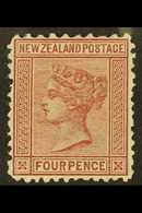 1874 - 78  4d Maroon, Perf Compound 12½ X 10, SG 162, Very Fine And Fresh Mint. Well Centered For This Issue. Scarce Sta - Andere & Zonder Classificatie