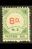 POSTAGE DUES  1899 8d Carmine And Green, Variety "carmine 8D Printed Double", SG D2a, Listed But Not Priced SG. For More - Andere & Zonder Classificatie