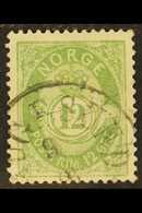 1882  12o Pale Green, Mi 38, SG 74, Fine Used With Light C.d.s. Postmark. For More Images, Please Visit Http://www.sanda - Otros & Sin Clasificación