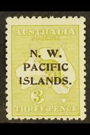 1915 - 16  3d Greenish Olive, Die I, SG 76c, Very Fine And Fresh Mint. Scarce Stamp. For More Images, Please Visit Http: - Papua Nuova Guinea