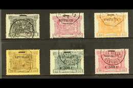 1911  "Republica" Opt Postage Dues Range, Between SG 442-452, Very Fine Used (6 Stamps) For More Images, Please Visit Ht - Other & Unclassified