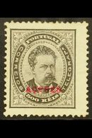 AZORES  1882-87 500r Black Perf 12½, SG 128, Afinsa 56, Fine Mint For More Images, Please Visit Http://www.sandafayre.co - Other & Unclassified