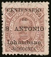 INHAMBANE  1893-94 100r Brown/yellow Perf 11½, St Anthony Opt, Afinsa 13, Very Fine Used. For More Images, Please Visit  - Autres & Non Classés