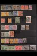 1892-1913 MINT & USED COLLECTION  On Stock Pages, Includes 1892-93 To 2s (x2), 5s (x2) & 10s, Plus £1 & £10 Fiscally Use - Andere & Zonder Classificatie