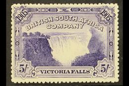 1905  5s Violet Victoria Falls, SG 99, Very Fine Mint. For More Images, Please Visit Http://www.sandafayre.com/itemdetai - Other & Unclassified