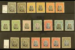 1913-19 DIE II MINT "ADMIRALS" COLLECTION  Presented On A Stock Card & Includes (perf 14) 2d (both Shades), 3d Black And - Other & Unclassified