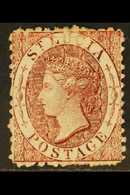 1863  (1d) Lake, Watermark Crown CC, Perf 12½, SG 5, Fine Mint. For More Images, Please Visit Http://www.sandafayre.com/ - St.Lucia (...-1978)