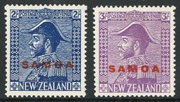 1926-27  2s And 3s Admirals On "Cowan" Paper, SG 169/170, Very Fine. (2 Stamps)  For More Images, Please Visit Http://ww - Samoa