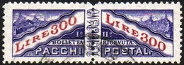 PARCEL POST  1953 300L Violet And Lake, Wmk Winged Wheel, SG P455, Sass 36, Very Fine Used Complete PAIR. For More Image - Other & Unclassified