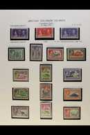 1937-51 KGVI FINE MINT COLLECTION  Complete Basic Run Of KGVI Period Issues, Plus 1940 Postage Dues Set, SG 57/80, D1/8, - British Solomon Islands (...-1978)