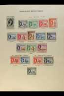 1953-1960 COMPLETE NHM QEII COLLECTION  Presented On A  "New Age" Printed Page, SG 136/52. Lovely (18 Stamps) For More I - Somaliland (Protectorat ...-1959)