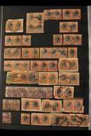 1913-24 KGV "KING'S HEADS" ACCUMULATION  Housed In A Large Stock Book, Includes All Values To 10s, Plus Coil Stamps P.14 - Non Classés