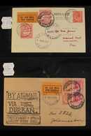 1925 AIRMAILS COLLECTION  FLOWN COVERS & POSTCARDS COLLECTION, We See A Number Of 1925 Flights With Various Dates Betwee - Unclassified