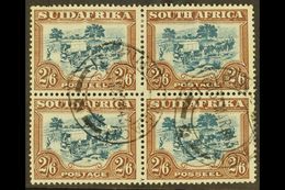 1930-44  2s6d Green & Brown, SG 49, Fine Cds Used BLOCK Of 4 Cancelled By Fully Dated "Isipingo Beach 31 Mar 43" Cds's,  - Non Classés