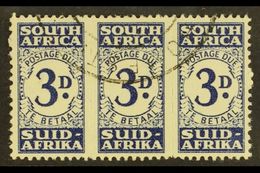 POSTAGE DUE  1943-4 3d Indigo, Bantam, SG D33, Very Fine Used. For More Images, Please Visit Http://www.sandafayre.com/i - Non Classés