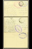 POSTCARDS - WWI INTEREST  1914-15 Group Of Cards, All With Oval "GERMAN WAR / OFFICIAL FREE / PRINCE ALFRED'S GUARD" Cac - Unclassified