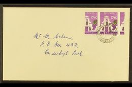 RSA VARIETY  1963-7 2½c Bright Reddish Violet & Emerald, Wmk RSA, GROSSLY MISPERFORATED PAIR On Cover, SG 230a, Neat ORA - Unclassified