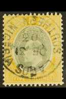 1903-04  (wmk Crown CA) KEVII 5s Grey-black And Yellow, SG 18, Fine Used With Fully Dated Cds. For More Images, Please V - Nigeria (...-1960)