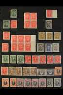 1924-36 MINT KGV ACCUMULATION  Presented On Stock Pages & We See A 1924-29 "Admiral" Range To 8d That Includes 1d Blocks - Rhodesia Del Sud (...-1964)