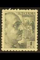 1939-53  1 Peseta Grey "Franco", SG 975, Mi 853A, Never Hinged Mint For More Images, Please Visit Http://www.sandafayre. - Otros & Sin Clasificación