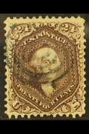 1861-2  24c Brown-lilac, Perf.12, Scott 70a, SG 66a, Fine Used. For More Images, Please Visit Http://www.sandafayre.com/ - Other & Unclassified