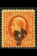 1894  50c Orange, Jefferson, No Watermark, Scott 260, Used. For More Images, Please Visit Http://www.sandafayre.com/item - Autres & Non Classés