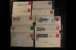 POSTAL HISTORY  1850s To 1890s Substantial Accumulation Presented In A Small Box (shoebox Size), Much Of Interest, We Se - Other & Unclassified