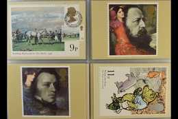 PHQ CARDS.  1975-2001 VERY FINE USED COLLECTION In A Cover Album, Bearing Appropriate Stamps Mostly On The Front Side Ti - Other & Unclassified
