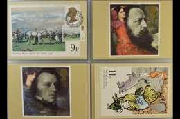 PHQ CARDS.  1975-2001 VERY FINE USED COLLECTION In A Cover Album, Bearing Appropriate Stamps Mostly On The Front Side Ti - Otros & Sin Clasificación