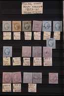 POSTAL FISCALS & REVENUES COLLECTION.  A Most Useful Mint & Used (used, All With Manuscript Cancels) Collection Presente - Autres & Non Classés