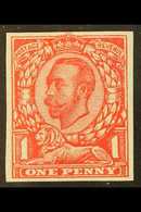 1912  1d Scarlet IMPERF, SG 350b, Very Fine Mint For More Images, Please Visit Http://www.sandafayre.com/itemdetails.asp - Ohne Zuordnung