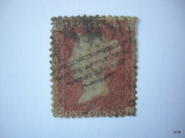 GREAT BRITAIN 1854 Queen Victoria. 1d. ONE PENNY. Letters In Corners. SG 26 (Type 1b). USED. - Used Stamps