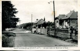 N°62240 -cpa Saint Germain Sur Ille -arrivée Route De Montreuil Le Gast- - Saint-Germain-sur-Ille